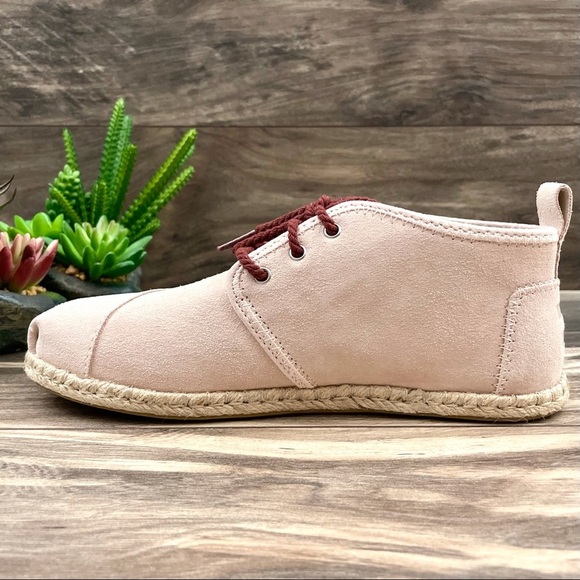 NIB Toms Bota Floral Embroidery Rope Sole Bootie - Picture 8 of 13